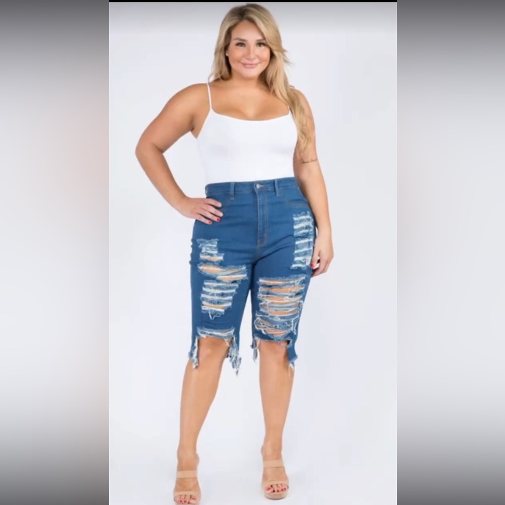 Plus Size Bermuda Shorts
